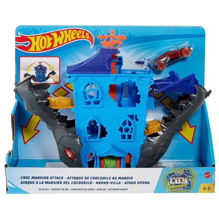 Hot Wheels Timsah Yuvası Saldırısı Oyun Seti