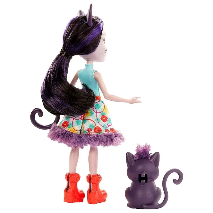 Enchantimals Popüler Karakter Bebekler - Ciesta Cat ve Climber