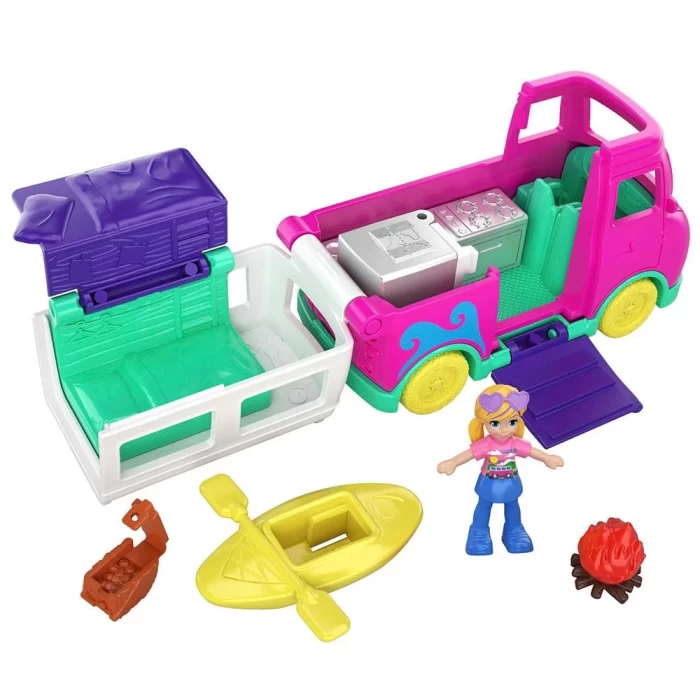 Polly Pocket Pollyville Araçları - Karavan