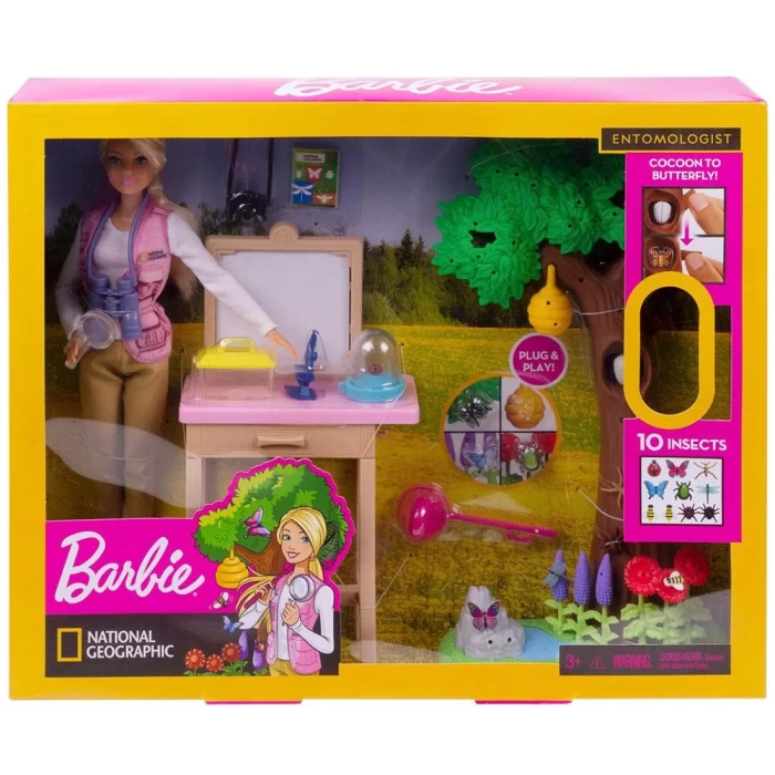 Barbie Nat Geo Kelebek Bilimi Oyun Seti