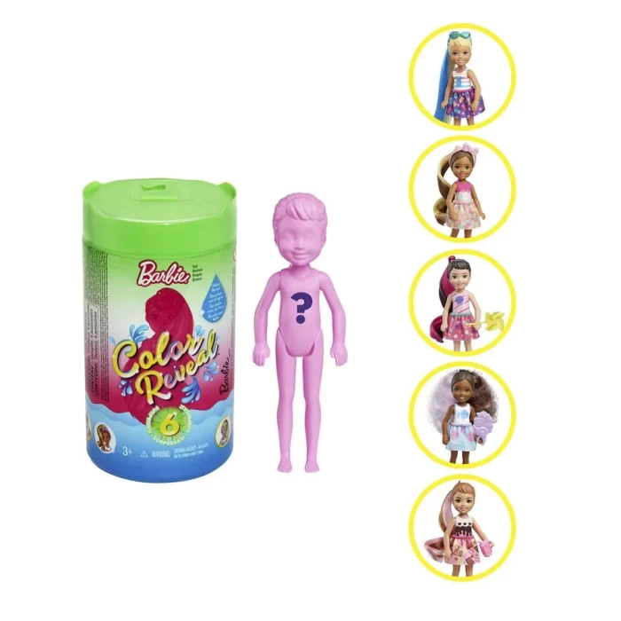 Barbie Renk Değiştiren Sürpriz Chelsea Bebekler Seri 1
