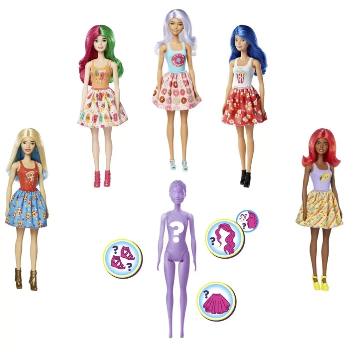 Barbie Renk Değiştiren Sürpriz Barbie Bebekler Seri 2
