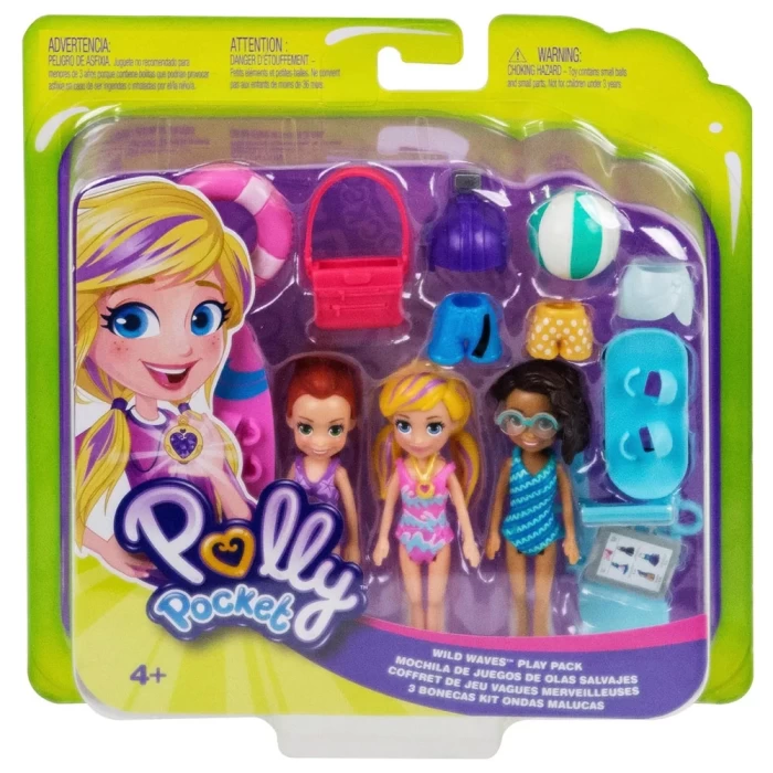 Polly Pocket Üçü Bir Arada Oyun Seti