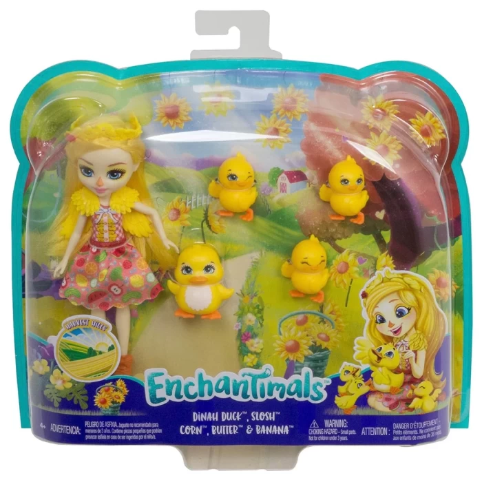 Enchantimals Aile Serileri Oyun Seti Dinah Duck