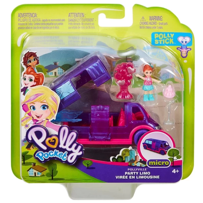 Polly Pocket Pollyville Araçları - Parti Limuzini