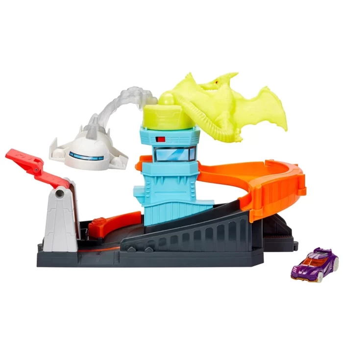Hot Wheels Şehirde Yaratık Macerası Oyun Seti Serisi - Ptero Uçuş