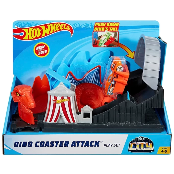 Hot Wheels Şehirde Yaratık Macerası Oyun Seti Serisi - Dino Parku