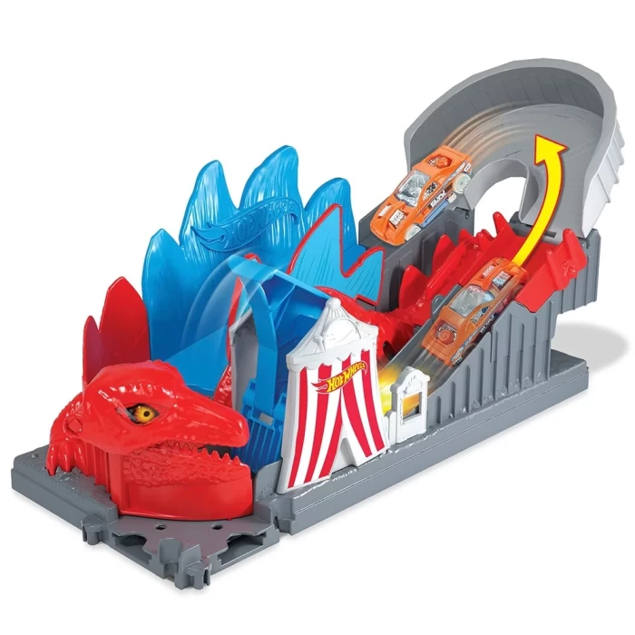 Hot Wheels Şehirde Yaratık Macerası Oyun Seti Serisi - Dino Parku