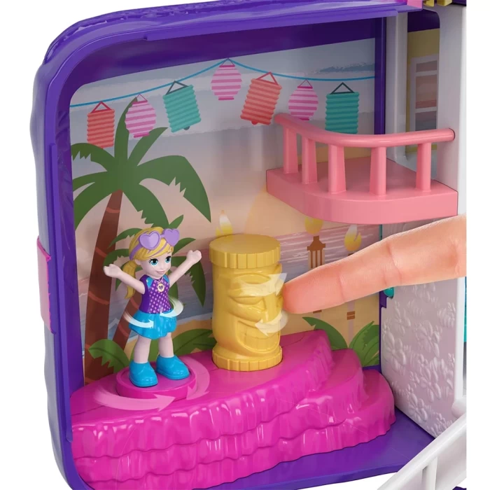 Polly Pocket Dünyası Plaj Eğlencesi Sırt Çantası Oyun Seti
