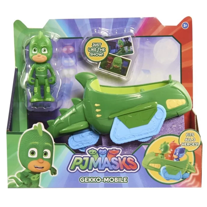 PJ Maskeliler Gekko Figür ve Araç Seti