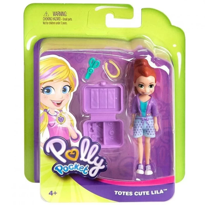 Polly Pocket Lila Totes Cute Aksesuar Seti
