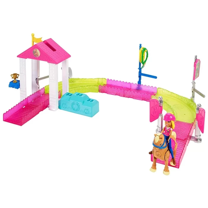 Barbie Hep Yanımda At Yarışı Oyun Seti