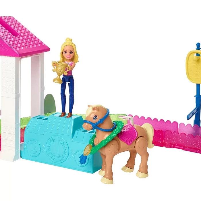 Barbie Hep Yanımda At Yarışı Oyun Seti