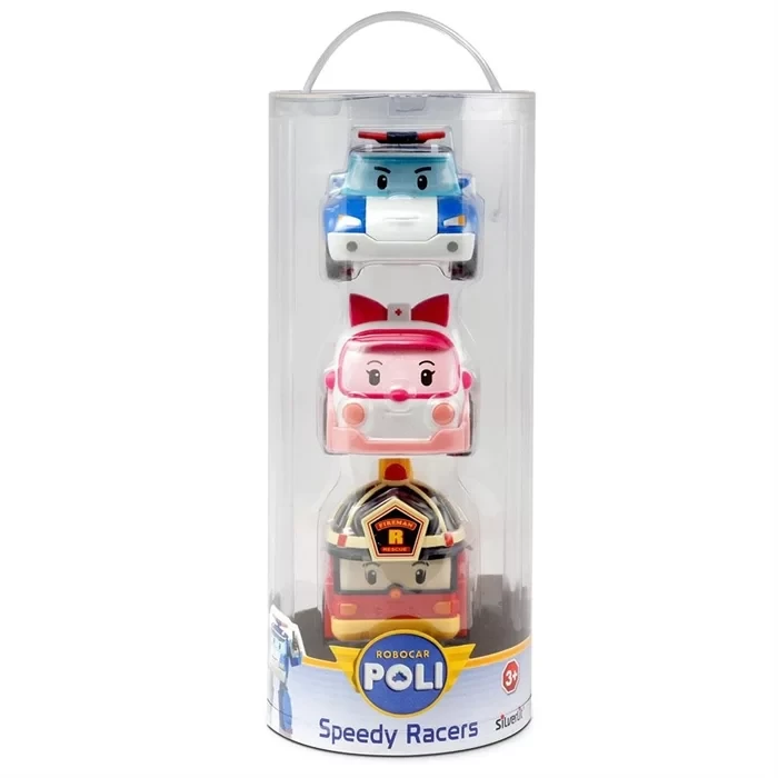 Robocar Poli Hızlı Yarışçı Figür 3lü Set