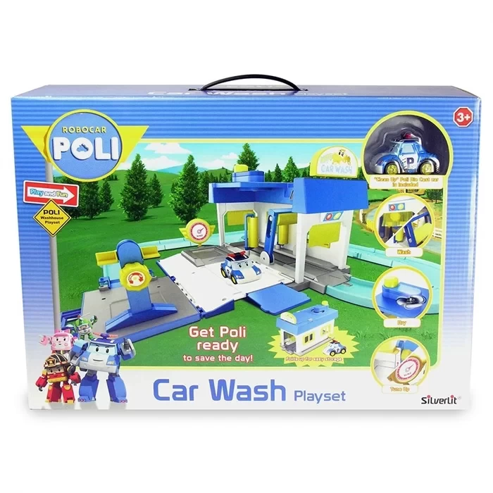Robocar Poli Araç Yıkama İstasyonu Oyun Seti