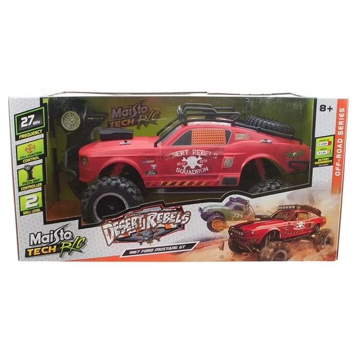 Maisto Tech 1:10 1967 Ford Mustang GT R/C Uzaktan Kumandali Araba