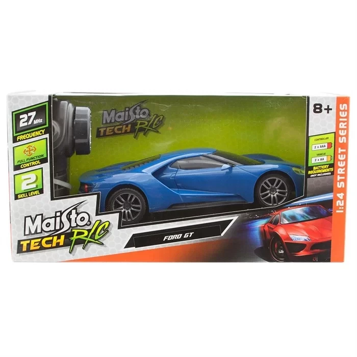 Maisto Tech 1:24 Ford GT Uzaktan Kumandalı Araba Mavi