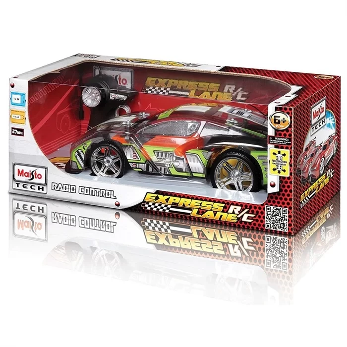Maisto Tech 1:14 Express Lane Uzaktan Kumandalı Araba Yeşil