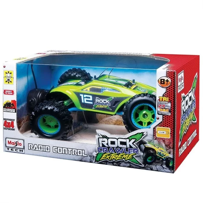 Maisto Tech Rock Crawler Extreme Uzaktan Kumandalı Araba Yeşil