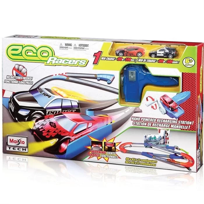 Maisto Tech Eco Racers Yol yarış Seti