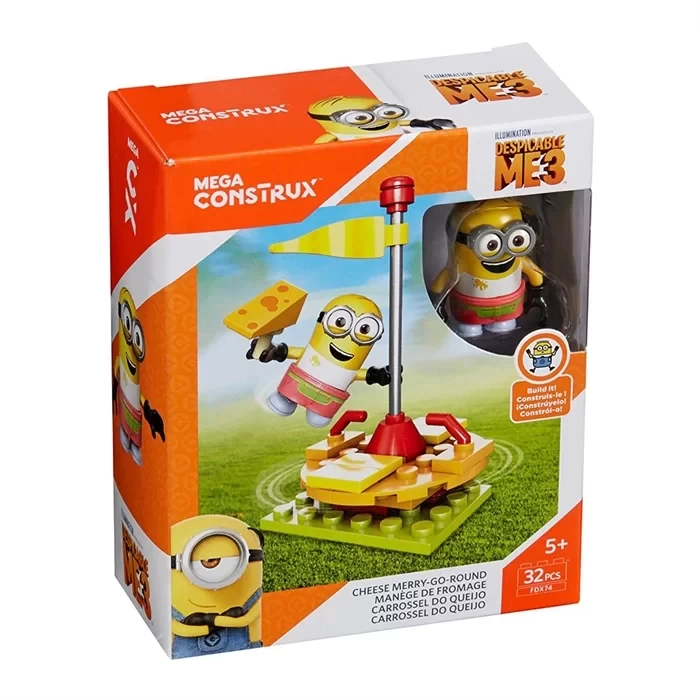 Mega Bloks Minions Cheese Merry-Go-Rount Eğlence Paketi