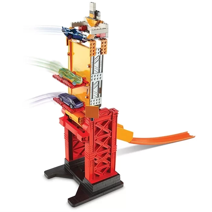 Hot Wheels Track Builder Bloklu Köprü Yarışı Oyun Seti