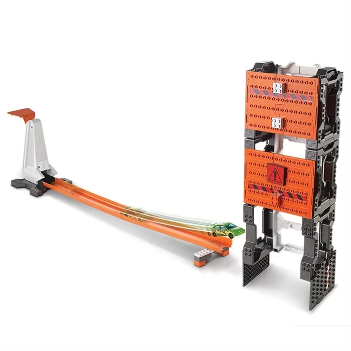 Hot Whells Track Builder Çılgın Çarpışma Yarış Seti