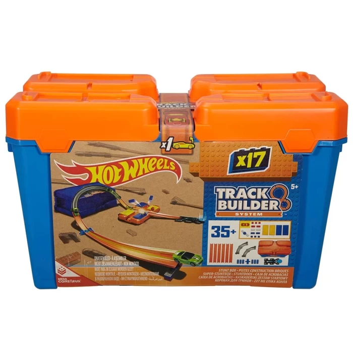Hot Wheels Track Builder Kutulu Uzman Serisi Yarış Seti DWW95