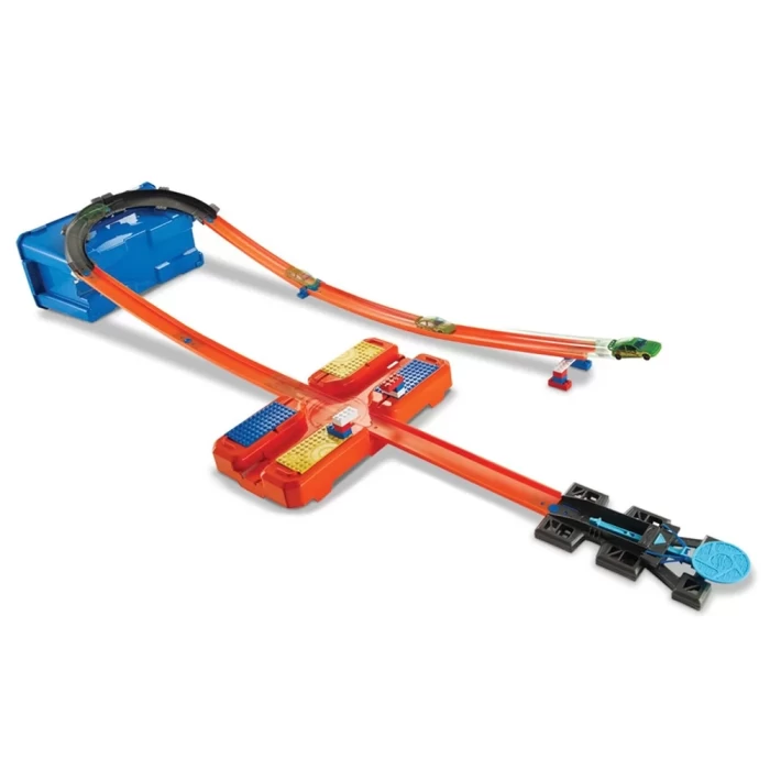 Hot Wheels Track Builder Kutulu Uzman Serisi Yarış Seti DWW95