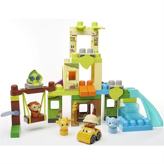 Mega Bloks Fisher-Price Swing and Slide Jungle 1-5 Yaş