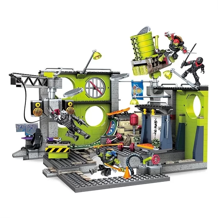 Mega Bloks Ninja Kaplumbağalar Movie Sewer Hideout Oyun Seti