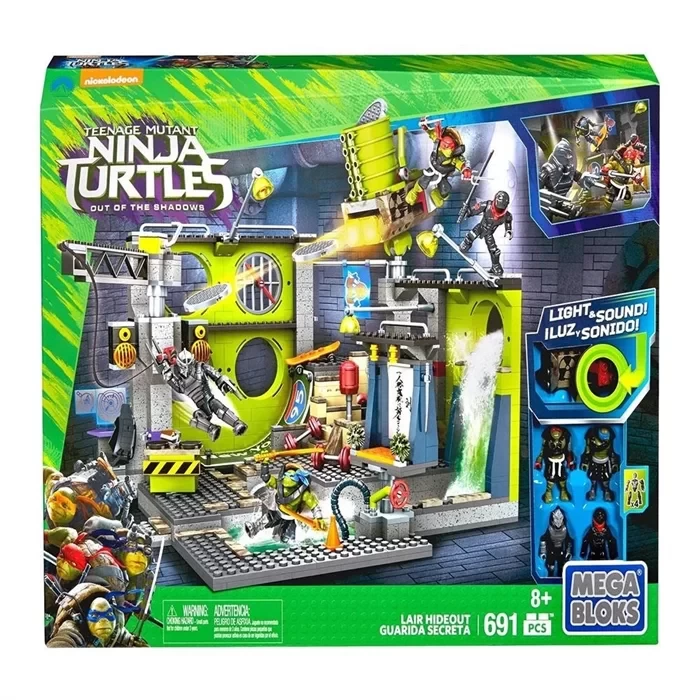Mega Bloks Ninja Kaplumbağalar Movie Sewer Hideout Oyun Seti