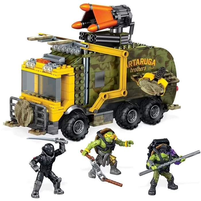 Mega Bloks Ninja Kaplumbağalar Movie Turtle Van Oyun Seti