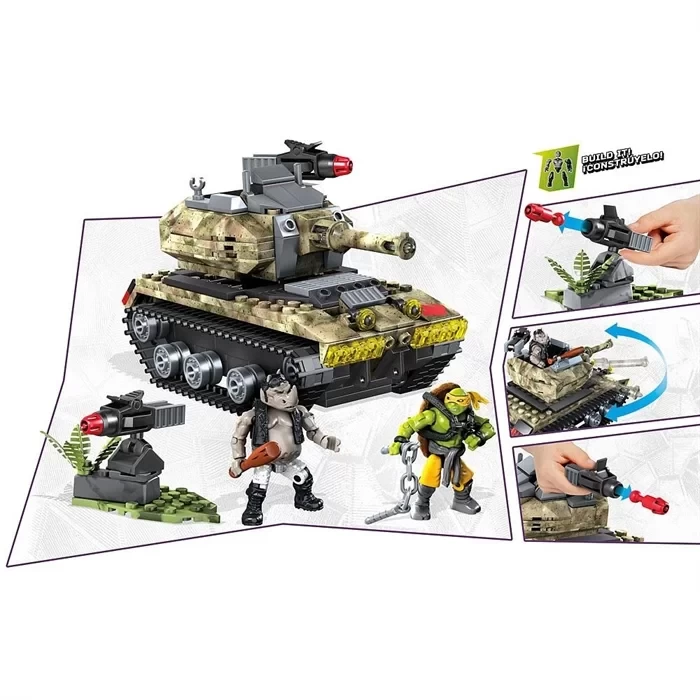 Mega Bloks Ninja Kaplumbağalar Jungle Battle Scene Oyun Seti
