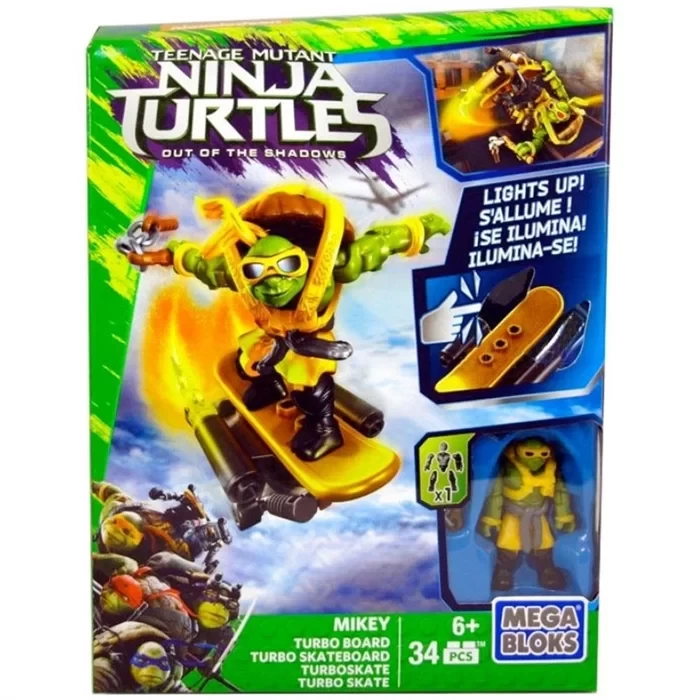 Mega Bloks Ninja Kaplumbağalar Movie Mikey Oyun Seti