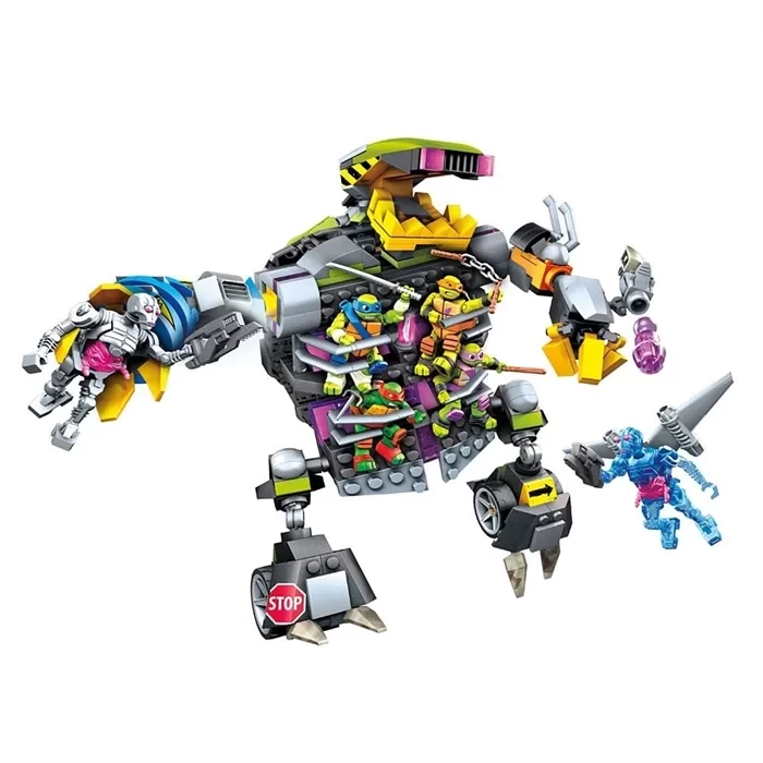 Mega Bloks Ninja Kaplumbağalar Transforming Turtle Mech Oyun Seti