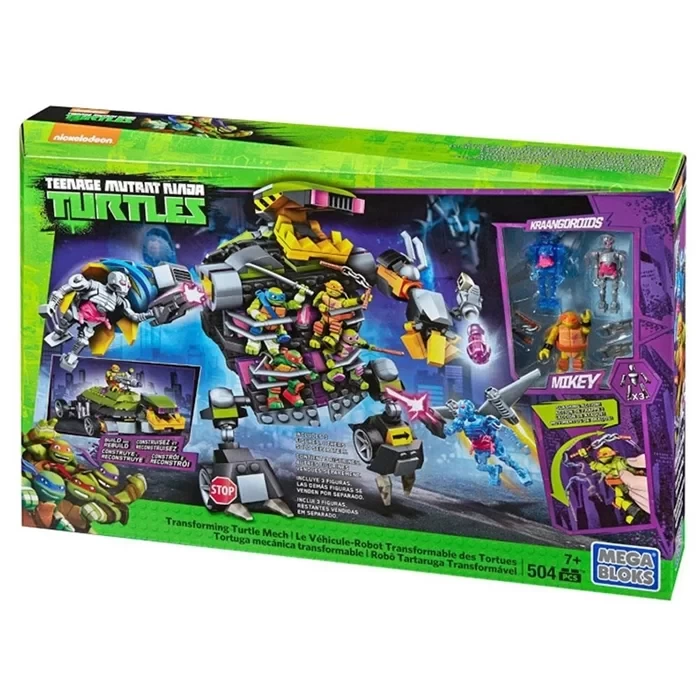 Mega Bloks Ninja Kaplumbağalar Transforming Turtle Mech Oyun Seti