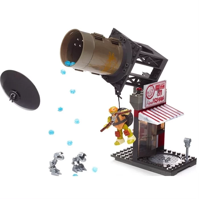Mega Bloks Ninja Kaplumbağalar NYC Pizzeria Oyun Seti