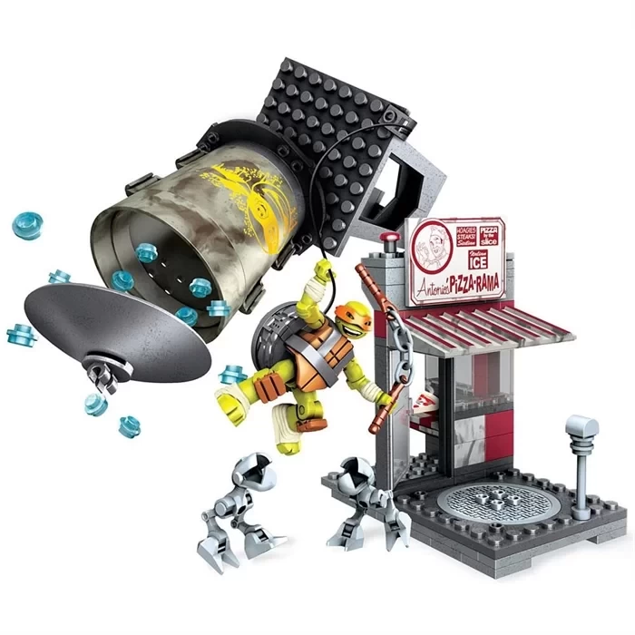 Mega Bloks Ninja Kaplumbağalar NYC Pizzeria Oyun Seti