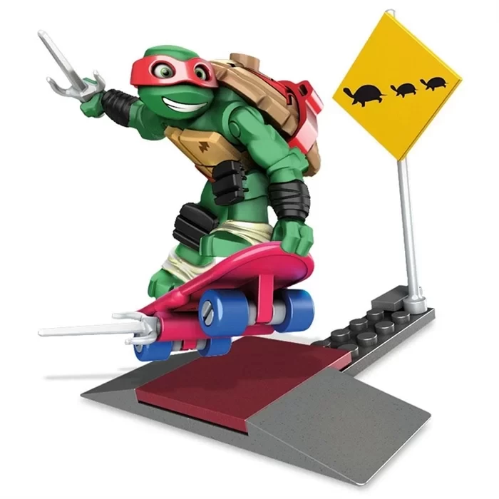 Mega Bloks Ninja Kaplumbağalar Street Training Raph Oyun Seti