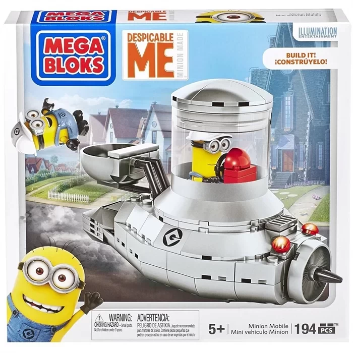 Mega Bloks Minions Özel Aracı Oyun Seti 194 Parça