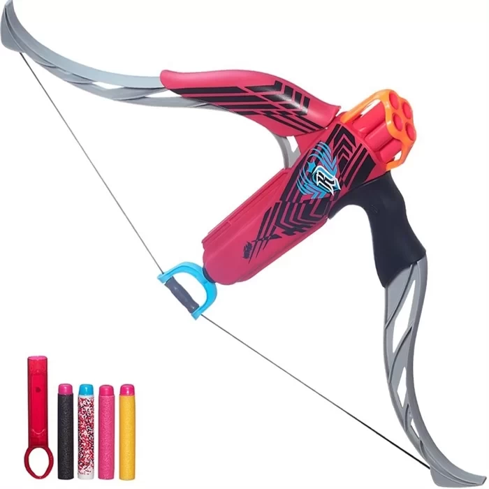 Nerf Rebelle Strongheart Bow Pembe