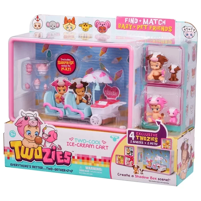 Twozies İkizler Birlikte Eğleniyor İce Cream Car Oyun Seti