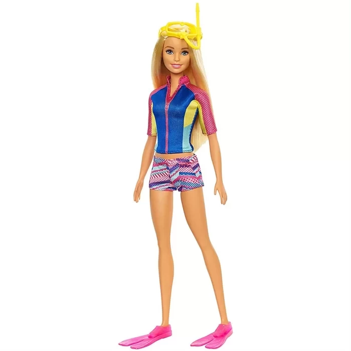 Barbie Sihirli Yunuslar Yüzücü Model Bebek