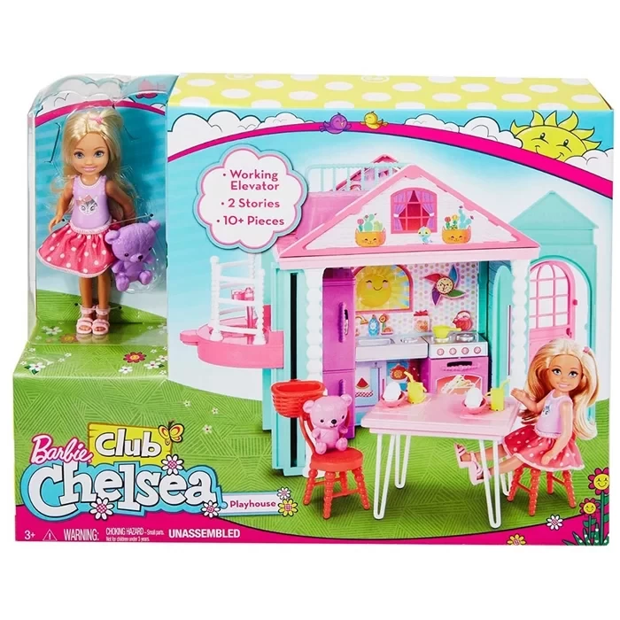 Barbie Chelseanin İki Katlı Evi Oyun Seti