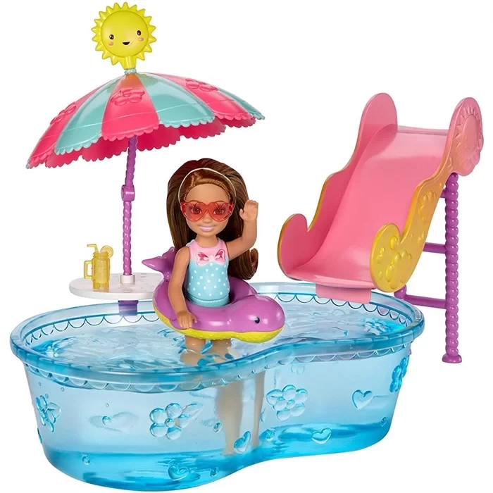 Barbie Chelsea ile Eğleniyoruz Havuz Oyun Seti