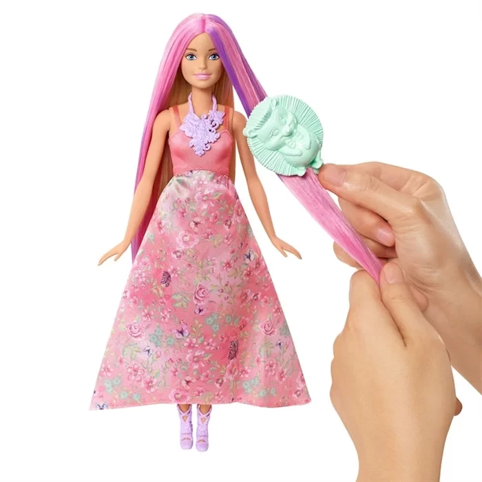 Barbie Dreamtopia Hayaller Ülkesi Renkli Saçlı Prenses Model Bebe