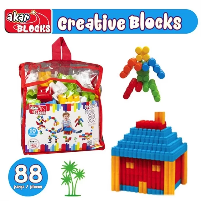 Akar Oyuncak Creative Blocks 88 Parça