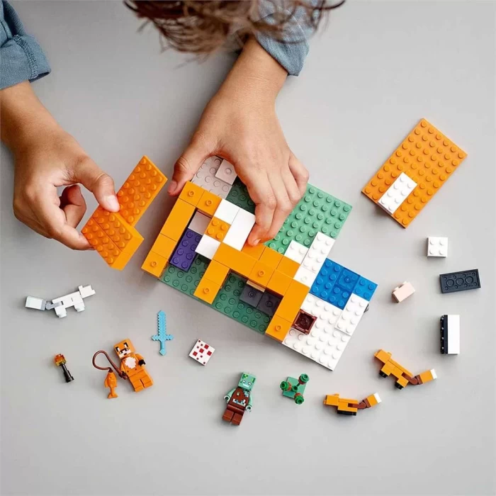 Lego Minecraft Tilki Kulübesi 21178