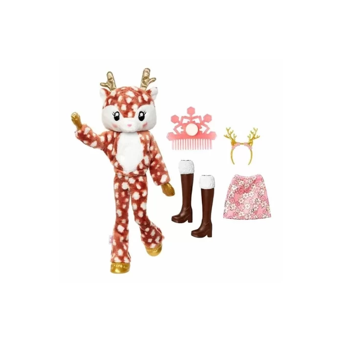 Barbie Cutie Reveal Snowflake Sparkle Bebekler - Geyik